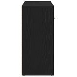 Sideboard Black Oak 88x30x64 cm Engineered Wood 862446