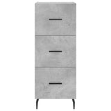 Highboard Concrete Grey 34,5x34x180 cm Engineered Wood 3199253