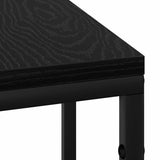 Bedside Cabinet Black Oak 41.5 x 26 x 60.5 cm Engineered Wood 859605
