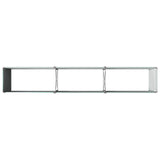 Raised Garden Bed Green 240 x 40 x 55 cm cold-rolled steeel 8006254