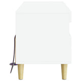 LED TV Cabinet White Engineered Wood 897205