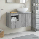 Bathroom Furniture Set 2 pcs Grey Sonoma Engineered Wood 3404090