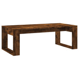 Coffee Table Smoked Oak 102x50x35 cm Engineered Wood 823363