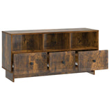 TV Cabinet Smoked Oak 102 x 34.5 x 50 cm Engineered Wood 893990