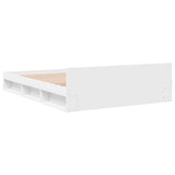 Bed Frame with Drawers without Mattress White 120x200 cm 3280755