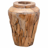 Decoration Vase 40x60 cm Solid Teak Wood 285211