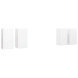 4 Piece TV Cabinet Set White 30,5x30x60 cm Engineered Wood 3078740