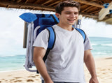 Folding Beach Chair Set of 2 for Adults, 4 Position Portable Backpack Foldable 58135440