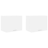 Hanging Cabinet 2 pcs White 50 x 31 x 40 cm Engineered Wood 884147