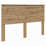 Bed Frame Artisian Oak 150 x 200 cm Solid Pine Wood 3411000