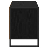 TV Cabinet Black Oak 100 x 36 x 49.5 cm Engineered Wood 886558