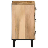 ZNTS Bedside Cabinet 50x33x60 cm Solid Wood Mango 358221