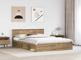 Bed Frame Artisian Oak 160 x 200 cm Engineered wood 3407858