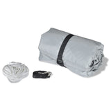 Boat Covers 2 pcs Grey Length 519-580 cm Width 294 cm 279108