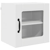 Wall Glass Cabinet LUCCA 2 pcs White 40 x 31 x 40 cm 884835