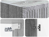 Wall-Mounted Cabinet Grey Sonoma 33 x 34.5 x 90 cm 897911