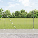 Welded Wire Fence with Concrete Base 25 x 1.6 m 3351522