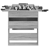 Foosball Table Grey Sonoma 146.5 x 74 x 85 cm Engineered Wood 3378204