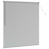 Venetian Blinds Height Adjustable Silver 175 x 155 cm Aluminium 42005933