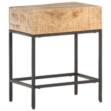 Side Table 40x30x50 cm Solid Rough Mango Wood 320938