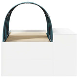 Bed with Tunnel 3 pcs Artisian Oak and Light Blue 3423690