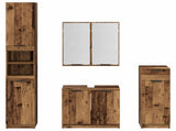 Bathroom Furniture Set 4 pcs Old Wood Engineered Wood 3415801