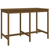 7 Piece Garden Bar Set Honey Brown Solid Wood Pine 3157814