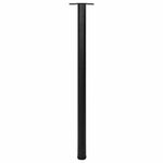 4 Height Adjustable Table Legs Black 1100 mm 242141