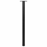 4 Height Adjustable Table Legs Black 1100 mm 242141
