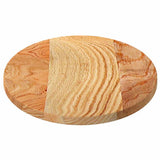 Table Top Light Brown 80x40x2 cm Solid Wood Oak Oval 4009045