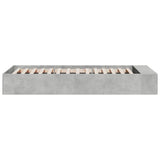 Bed Frame without Mattress Concrete Grey 90x190 cm Single 3280618