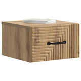 Wall-Mounted Bedside Cabinet 2 pcs Artisan Oak Engineered Wood 898614
