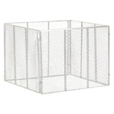 Garden Composter 100x100x77 cm Galvanised Iron 146150