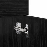 Sink cabinet with Storage with Door Black Oak Engineered Wood 880443