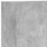 5 Piece TV Wall Units Concrete Grey Engineered Wood 3216542