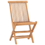 3 Piece Folding Outdoor Dining Set Solid Teak Wood 315455