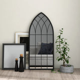 Mirror Black 100x45 cm Iron for Indoor Use 3093512