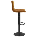 Bar Stools 2 pcs Brown Velvet 333729