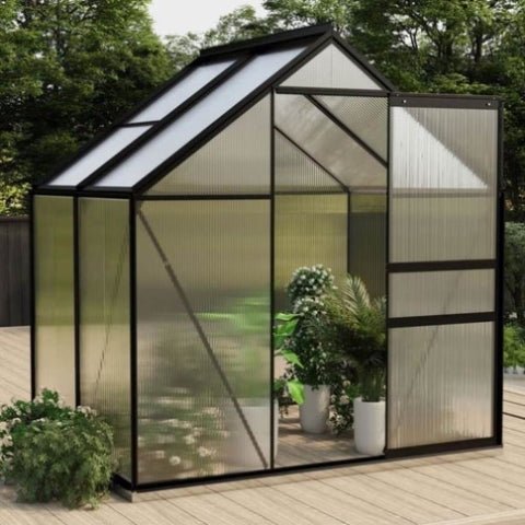 ZNTS Greenhouse Anthracite Aluminium 2.47 m² 312065