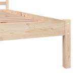 Bed Frame without Mattress 75x190cm Small Single 810390