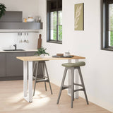 Bar Table Legs U-Shaped 2 pcs White 40x cm Steel 4013217