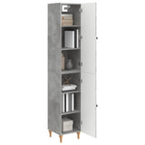 Cabinet Set 2 pcs Concrete Grey Engineered Wood 3416451