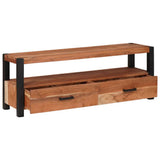 TV Cabinet with Drawer Brown 110 x 30 x 40 cm Solid acacia wood 4104010