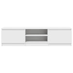 TV Cabinet White 140x40x35.5 cm Engineered Wood 800648