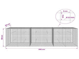 Gabion with 3.5 mm Wire and 5x5 cm Mesh 300x50x100 cm 3462336