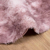 Shaggy Rug High Pile NAVARRA Dusty Pink 200x200 cm Polyester 4102921