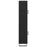 Highboard Black Oak 34.5 x 34 x 180 cm Engineered Wood 3416065