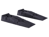 2 Pieces Car Ramps Heavy Duty 2.5 Ton Motorhome Levelling Ramps, Plastic Garage Workshop Car Lift, T3398P349492