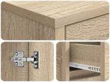 Bathroom Cabinet Sonoma Oak 30 x 33 x 190 cm Engineered Wood 890754