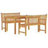 Garden Dining Set Natural Teak 3157153